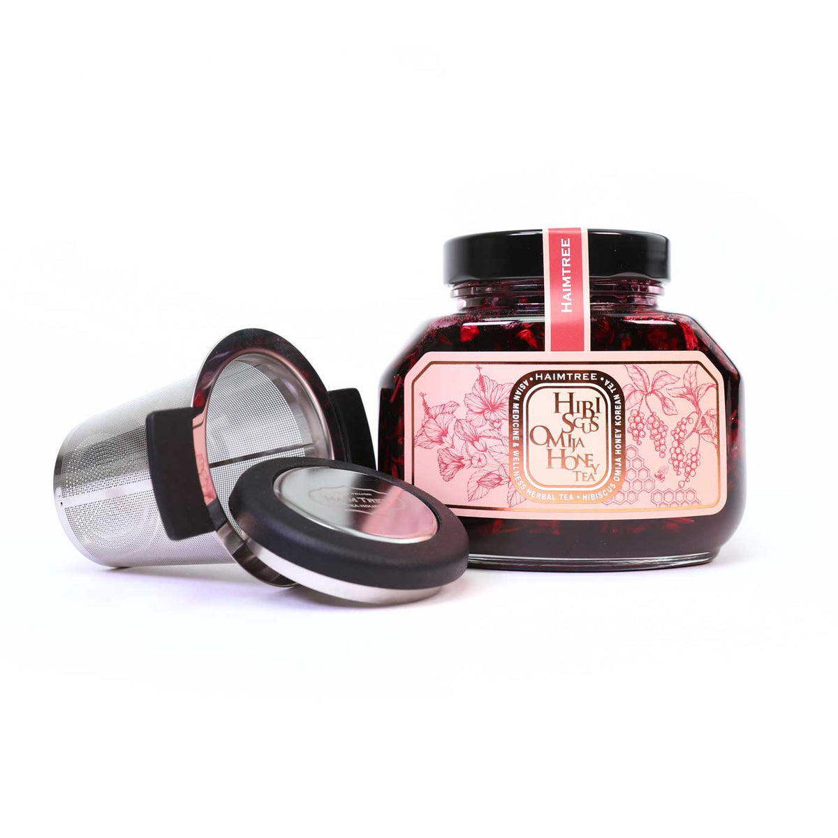 Haim Tree : Hibiscus Omija Honey Tea (Red Honey) Gift Set