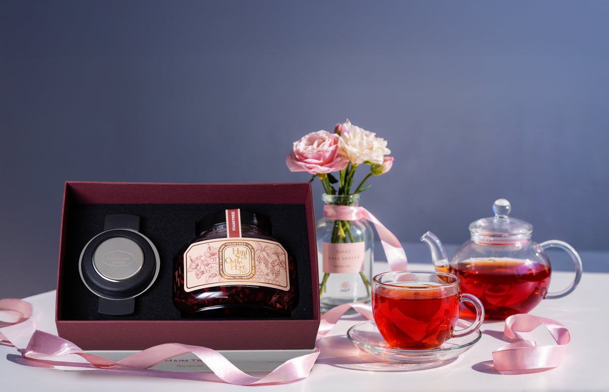 Haim Tree : Hibiscus Omija Honey Tea (Red Honey) Gift Set