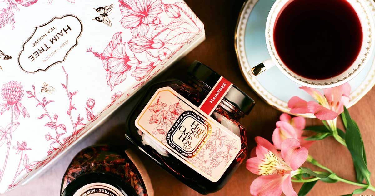 Haim Tree : Hibiscus Omija Honey Tea (Red Honey) Gift Set